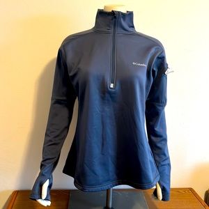 Columbia 1/4 Zip Pullover Blue Women’s Size M EUC